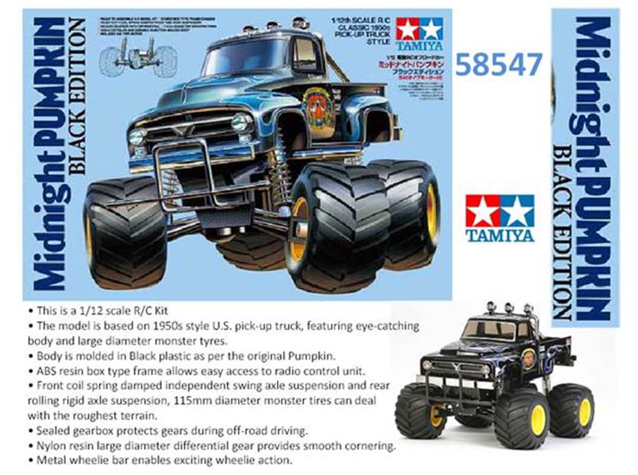 Tamiya Midnight Pumpkin kit - Black Edition – Sussex Model Centre