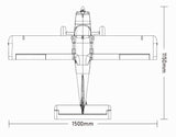 XFLY TASMAN BUSH/TRAINER 1500MM WINGSPAN W/O TX/RX/BATT