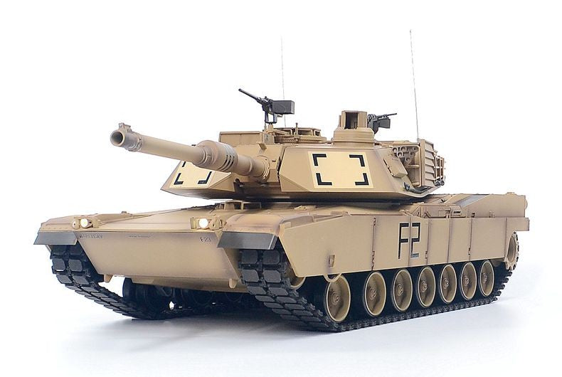 Henglong 1:16 U.S. M1A2 Abrams with Infrared Battle System (2.4GHz + Shooter + Smoke + Sound + Metal Gearbox) HLG3918-1U