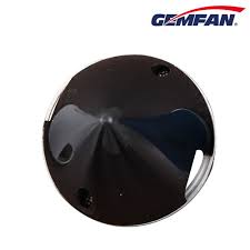 Gemfan Airflow Aluminium Backplate Spinner 57mm Black
