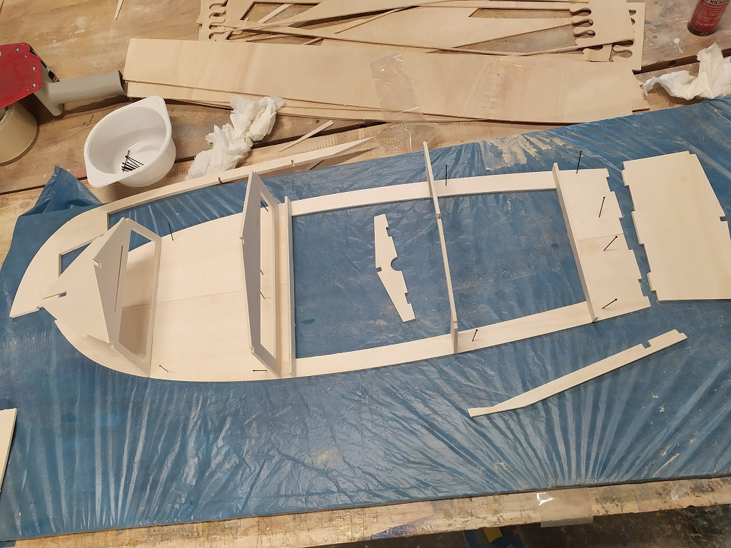 RBC Fury Vintage Boat kit