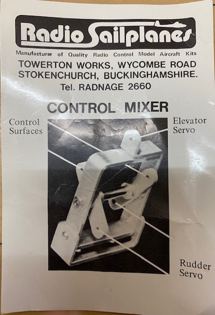 Radio Sailplanes Control Mixer (box 31)