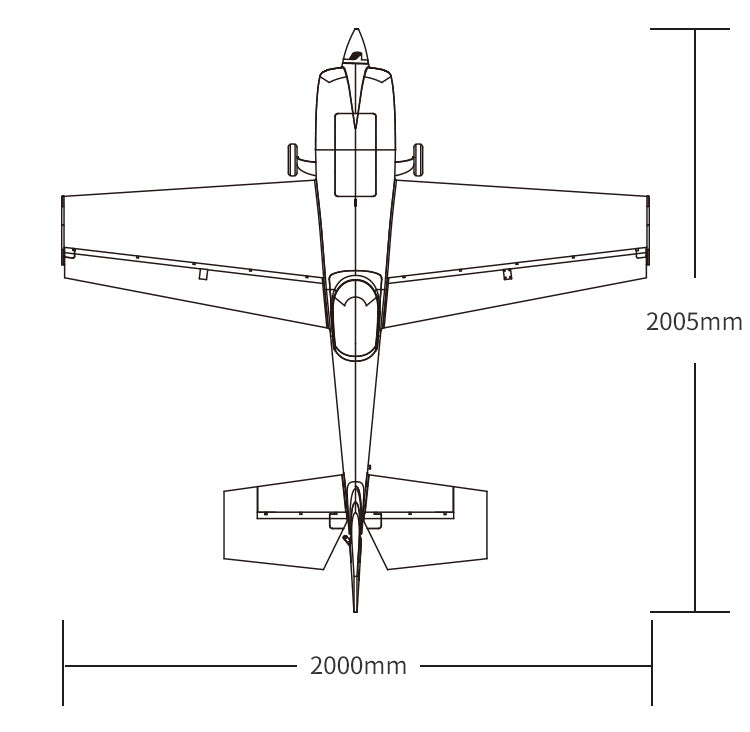 FMS 2000MM EXTRA 330 ARTF W/O TX/RX/BATT