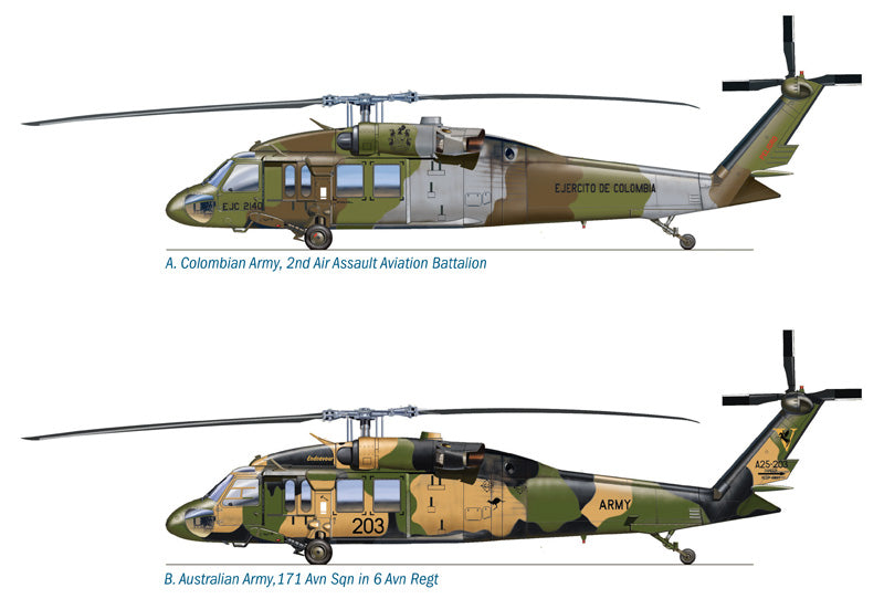 Italeri 1/72 UH-60/MH-60 BLACK HAWK NIGHT RAID 1328