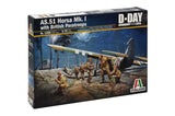 Italeri 1/72 AS.51 HORSA MK1/1 with figures BRIT PARA D-DAY 1356