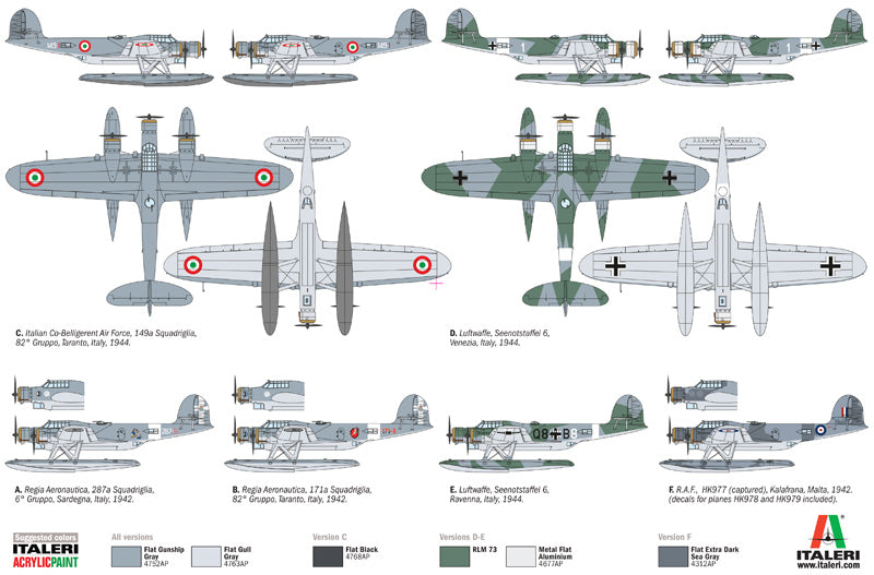 Italeri 1/72 CANT Z 506 AIRONE 1360