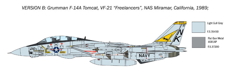 Italeri 1/72 Grumman F-14A Tomcat IT1414