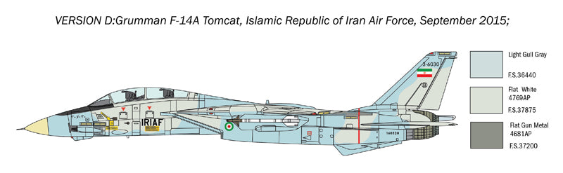 Italeri 1/72 Grumman F-14A Tomcat IT1414