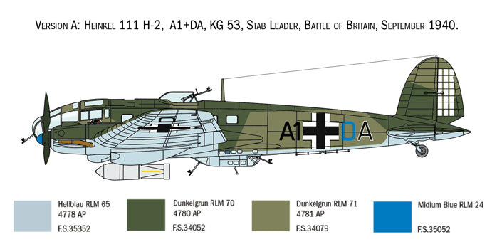 Italeri 1/72 Heinkel He 111H IT1436