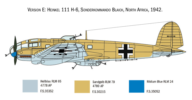 Italeri 1/72 Heinkel He 111H IT1436