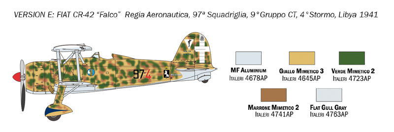 Italeri 1/72 Fiat CR.42 Falco IT1437