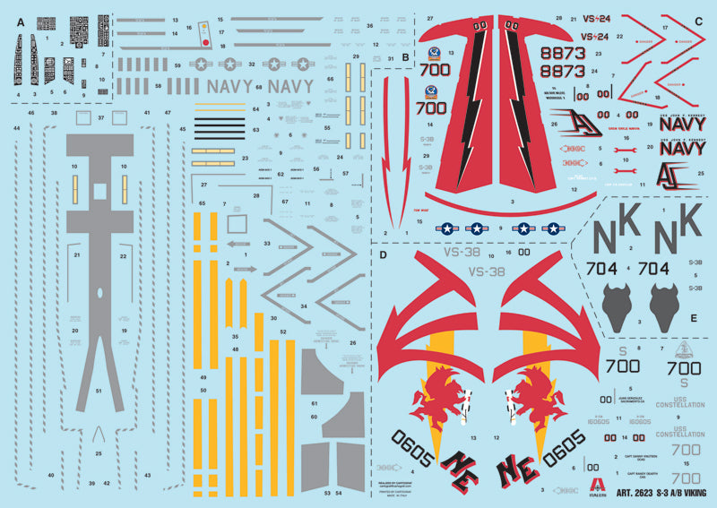 Italeri 1/48 S-3 A/B VIKING IT2623