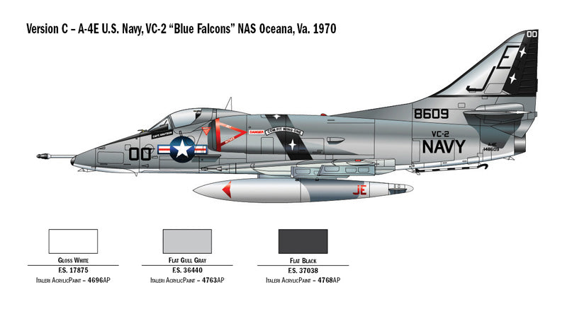 Italeri 1/48 A-4 E/F/G SKYHAWK IT2671