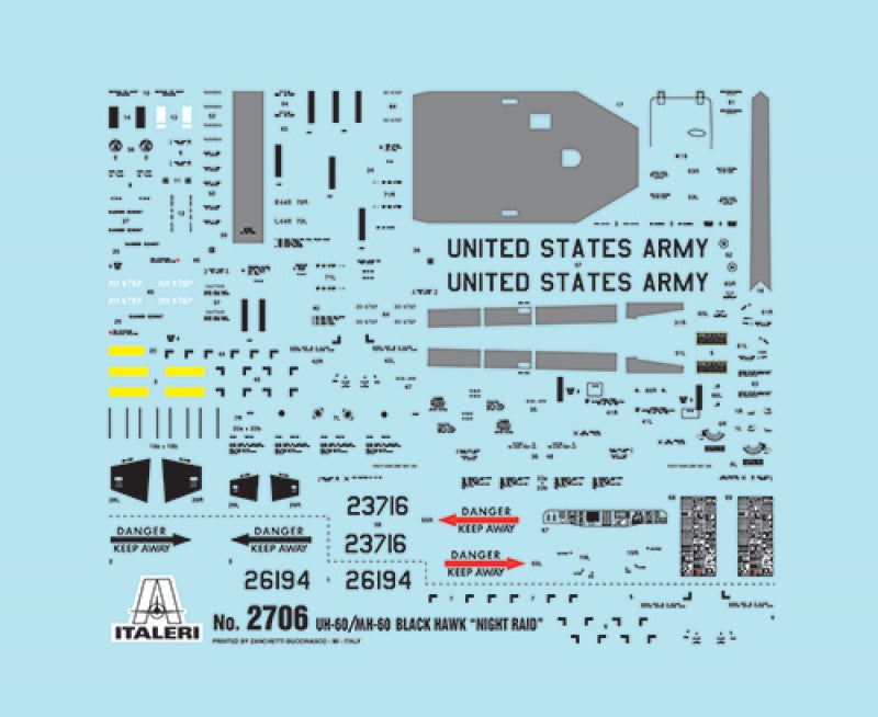 Italeri 1/48 UH - 60 / MH - 60 BLACK HAWK IT2706