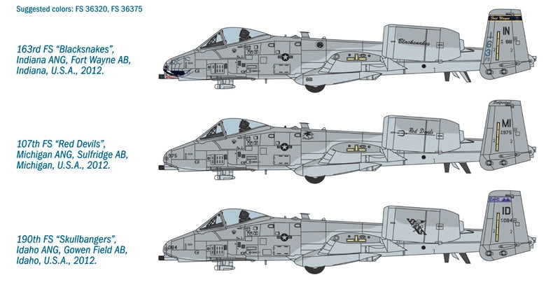 Italeri 1/48 A-10C BLACKSNAKES IT2725