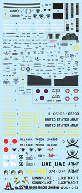 Italeri 1/48 AH-64D APACHE LONGBOW IT2748