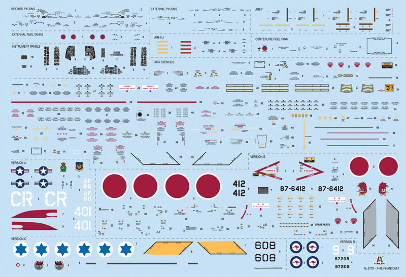 Italeri 1/48 F-4E PHANTOM II IT2770