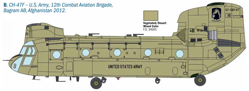 Italeri 1/48 Chinook HC.2 CH-47F IT2779