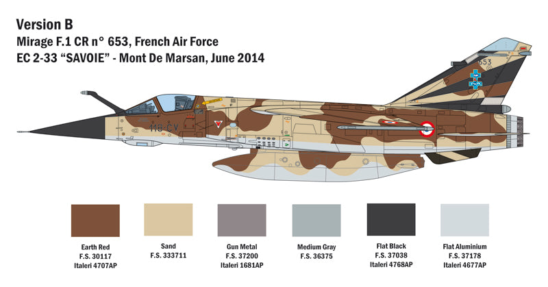 Italeri 1/48 BYE-BYE MIRAGE F1 IT2790