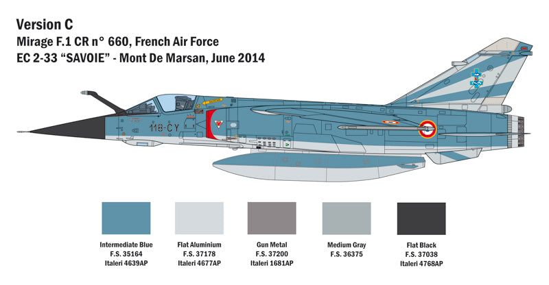 Italeri 1/48 BYE-BYE MIRAGE F1 IT2790