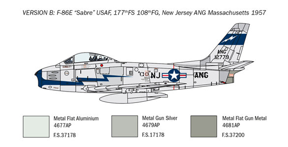 Italeri 1/48 F-86E Sabre IT2799