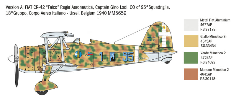 Italeri 1/48 FIAT CR.42 Falco IT2801