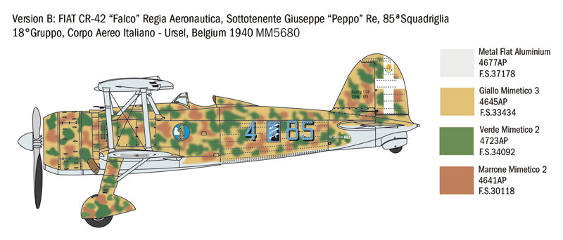 Italeri 1/48 FIAT CR.42 Falco IT2801