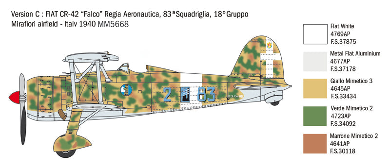 Italeri 1/48 FIAT CR.42 Falco IT2801