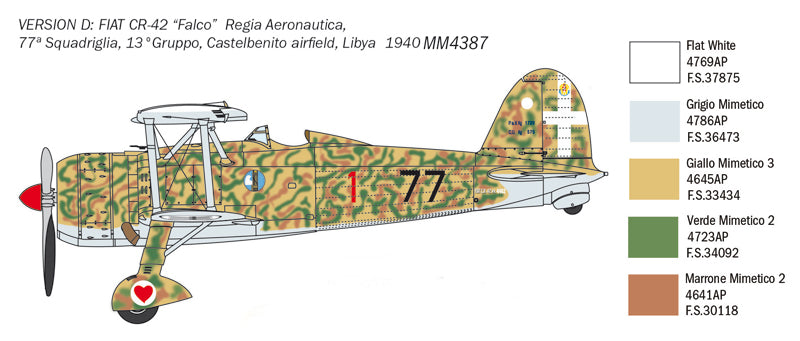 Italeri 1/48 FIAT CR.42 Falco IT2801