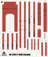 Italeri 1/12 F-104 G COCKPIT INTERIOR IT2991