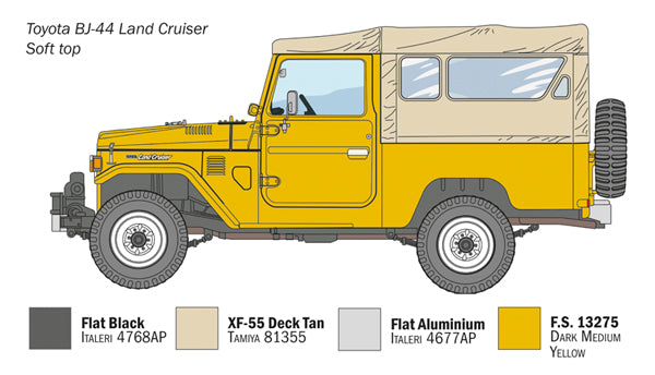 Italeri 1/24 Toyota BJ44 Land Cruiser IT3630