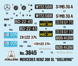 Italeri 1/24 Mercedes-Benz 300 SL Gullwing IT3645