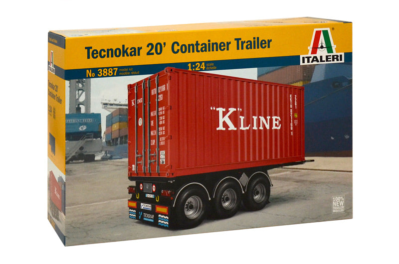 Italeri 1/24 20 CONTAINER TRAILER 3887