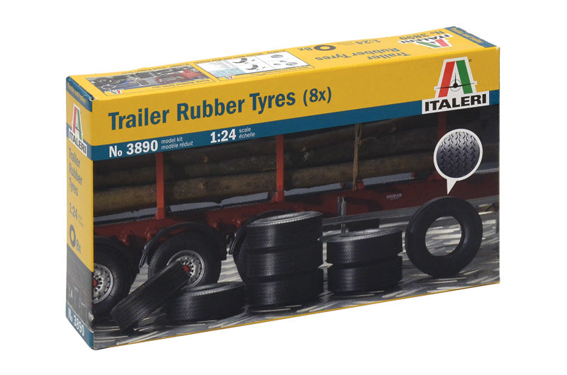 Italeri 1/24 TRAILER RUBBER TYRES 3890