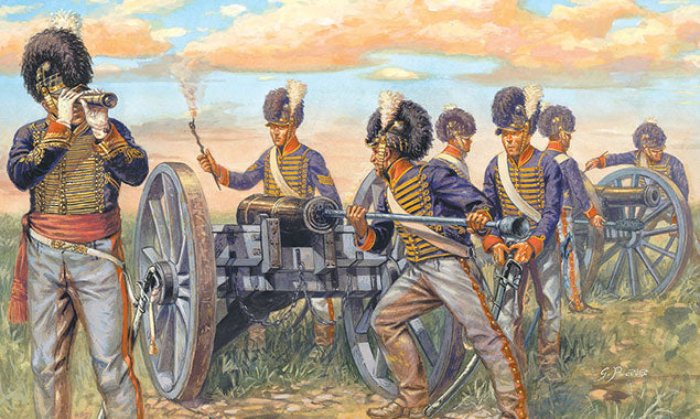 Italeri 1/72 NAPOLEONIC WARS BRIT ARTILLERY 6041