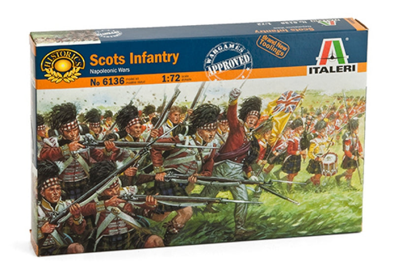 Italeri 1/72 SCOTTISH INFANTRY NAP WAR 6136