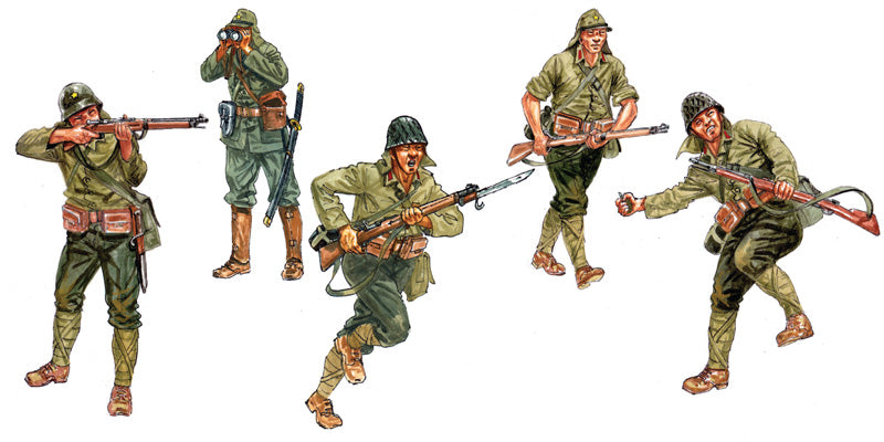 Italeri 1/72 WW2 JAPANASE INFANTRY 6170