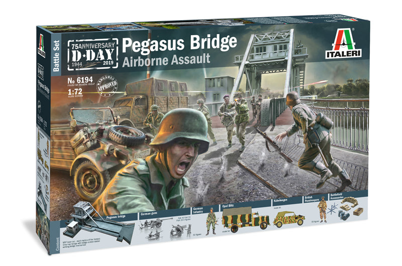 Italeri 1/72 75th Anniversary D-Day Pegasus Bridge Bundle