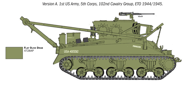 Italeri 1/35 M32B1 Armored Recovery Vehicle IT6547