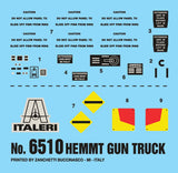 Italeri 1/35 M985 HEMITT GUN TRUCK 6510