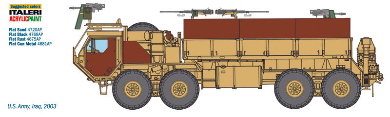 Italeri 1/35 M985 HEMITT GUN TRUCK 6510