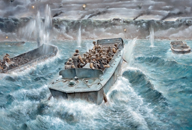 Italeri 1/35 LCVP WITH US INFANTRY D DAY 6524