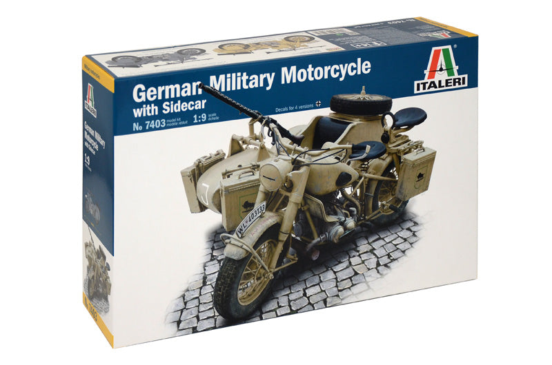 Italeri 1/9 BMW R75 WITH SIDECAR 7403