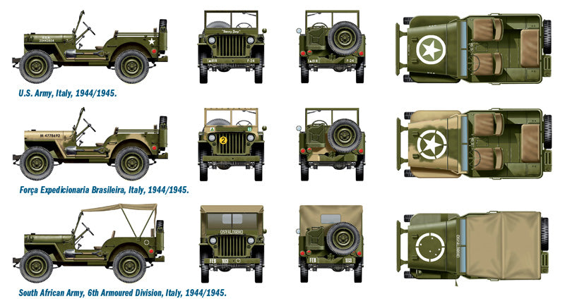 Italeri 1/72 WILLYS JEEP 7506