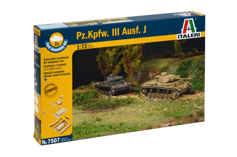 Italeri 1/72 PZKPFW III J 7507