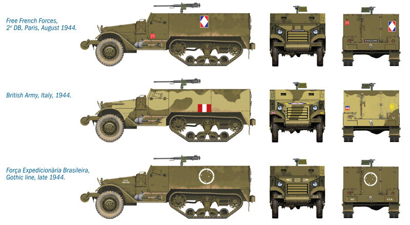 Italeri 1/72 M 3A1 HALF TRUCK 7509