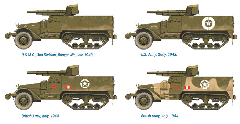 Italeri 1/72 M3 76MM GUN MOTOR CARRIAGE 7510