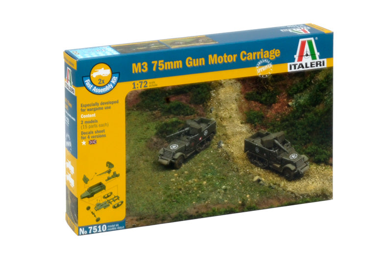 Italeri 1/72 M3 76MM GUN MOTOR CARRIAGE 7510