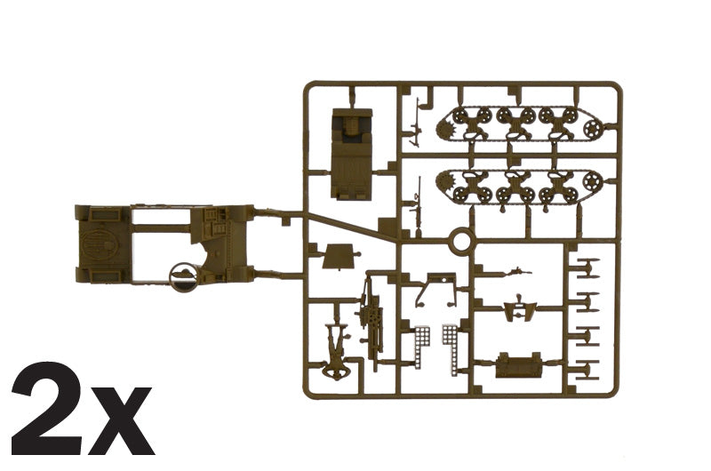 Italeri 1/72 M7 PRIEST 105MM HOWITZER MOTOR 7513