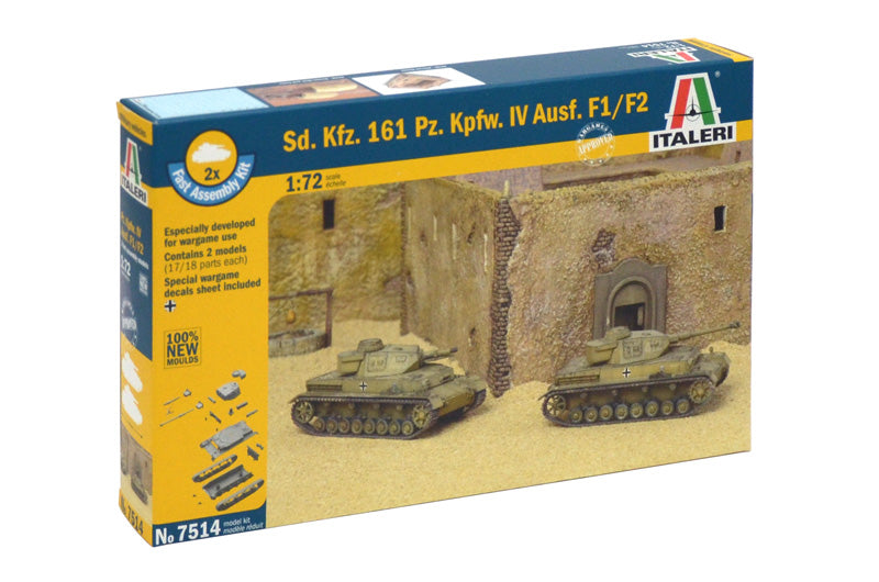 Italeri 1/72 SD KFZ 161 PZ KPFW IV F1 7514